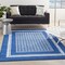 Homeroots 4 x 6 ft. Navy & Ivory Geometric Area Rug 385883 - alternate 7